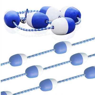 NineFit Basics Pool Rope Float Line - Blue White, Adjustable Swimming Safety Marker Lines, Anti-UV Floating Pool Equipment for Dividing Dangerous Areas (Size : 8m/26.3ft)