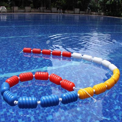 NineFit Basics Rope Floats, Swimming Pool Safety Divider Rope, Equipment to Divide Swim Race Lanes, Anti-UV Bold Drawstring Beach Safety Fence, One Color Per Meter (Color : 9cm, Size : Steel Wire r