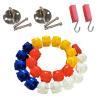 NineFit Basics Swimming Pool Break Waves Safety Rope, UV Protection Pool Safety Float Line Divider Rope Kits, Effective Visibility Water Park Divider Buoy Line (Color : Nylon Rope, Size : 3meter eter eter(9. view 1