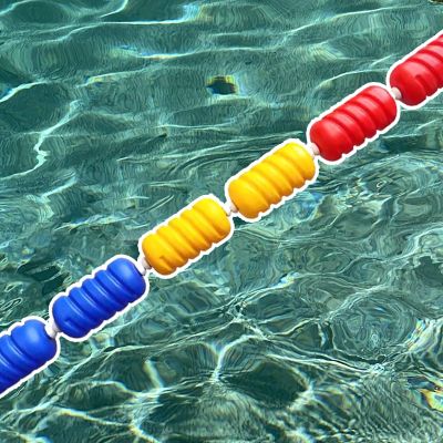 NineFit Basics 5 10 15 20m Swimming Pool Safety Divider Rope - Lane Divider for Effective Visibility - Spiral Lane Marker for Gymnasium/Private Pool/Oceanarium - Floating Pool Safety Rope (Color : Dia 9