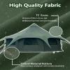 Kanggogo Cotton Canvas Tent Bell - Yurts Breathable and Windproof,Glamping for 6/8/10Person Family Camping (Green) view 2