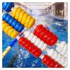 1pcs Swimming Pool Safety Divider Rope and Float Line with Hooks, 5 10 20 30 40 50 55 M Long Pool Buoy Rope/Dividing Lanes Areas Floating Line, 5 Buoy/m Has Red Blue Yellow White view 1
