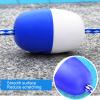 NineFit Basics Safety Rope with Floats, Pool Rope Floats, with Hooks Floating Divider, to Divide Swim Race Lanes for Shoal Beach, 1m, Blue view 3