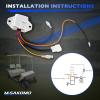 Misakomo Gas Golf Carts Engine Ignitor Compatible with 1991-1994 3PG 2 Cycle EZGO Marathon Golf Carts Replaces# 24881-G1 IGN1595B1, IGN19627, 24881G1 view 2