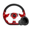 Roykaw Golf Cart Steering Wheel with Hub Adapter Compatible with Yamaha view 1