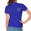 NineFit Basics Custom Polo Shirts Bulk Woman Personalized Polo Shirts with Logo Name Picture Design Your Own for Business Short Sleeve Shirt Sports Navy Large view 2