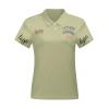 NineFit Basics Custom Polo Shirts Bulk Woman Personalized Polo Shirts with Logo Name Picture Design Your Own for Business Short Sleeve Shirt Sports Tan Small view 4