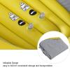 Inflatable Kayak, Nflatable Kayak for 2 Adults, Yellow PVC Kayak Canoe, 90kg Load Bearing, for Fishing, Drifting, Diving view 4