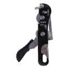 Rulbelok Professional Rock Climbing Descender Equipment for 8-13mm Rope Self-Braking Stop Aluminum Alloy Carabiner view 1