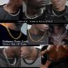 Hoyazvet Mens Black Chain Necklace Curb Cuban Link Long Chain Necklaces 11mm 26 inch view 3