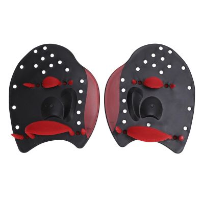Swimming Hand Paddles with Silicone Straps Great Training Tool for Swimming Beginners and Professional Athletes (S)