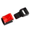 Motorbike Helmet Pull Buckles Quick Release Buckle Crash Helmet Clip Chin Strap Quick Release Pull Buckle Pull The Strap Out of The Big Hole from The Bottom. view 3