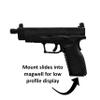 Hammy3DPrints Mount for Springfield XD/XDM/Elite 9mm - Gridwall | Pistol Holder Handgun Storage Rack (Facing Right) view 2