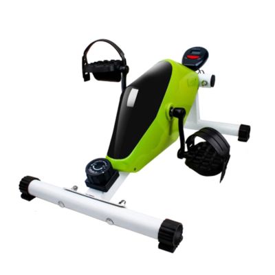 Exercise Bike Magnetic Under Desk Bike Pedal Exerciser, Mini Exercise Bike Desk Cycle, Arm Leg Exerciser for Physical Therapy Desk Exercise, Rehabilitation Training Equipment for the Elderly Under Des