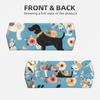 MINDBBDFJ Sweet Basset Hound Florals Print Sports Headbands for Men & Women, Moisture Wicking Sweatbands, Elastic Non Slip Sweat Bands, Cycling, Basketball, Yoga view 2