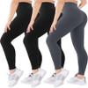 Blisset 3 Pack High Waisted Leggings for Women-Soft Athletic Tummy Control Pants for Running Yoga Workout Reg & Plus Size view 1