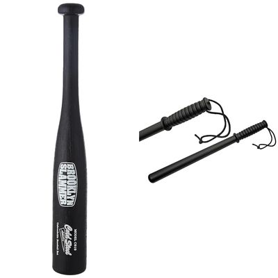 Cold Steel Brooklyn Slammer Baseball Bat (19") + SZCO Supplies Tire Thumper, Black (21")