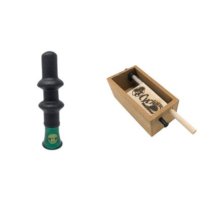 Quaker Boy 2616 Thunderbird Gobble Call and Quaker Boy Cyclone Turkey Box Call Bundle