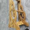 Vertical Display Sword Stand Katana Holder - Floor Standing Display Weapon Racks, Wooden Martial Arts Sword Stands Sword Hangers for Storing Various Swords and Long Weapons (2-8 Floors) (Yellow 4) view 2