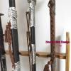 Vertical Display Sword Stand Katana Holder - Floor Standing Display Weapon Racks, Wooden Martial Arts Sword Stands Sword Hangers for Storing Various Swords and Long Weapons (2-8 Floors) (Yellow 4) view 3
