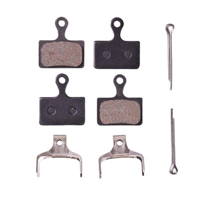 Generic 2 Pairs Bike Brake Pads,Bicycle Disc Brake Pads, Mountain Bike Brake Pads for Shimano,Road Bike disc Brakes Pads, Normal size, BLACK