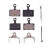 Generic 2 Pairs Bike Brake Pads,Bicycle Disc Brake Pads, Mountain Bike Brake Pads for Shimano,Road Bike disc Brakes Pads, Normal size, BLACK view 1