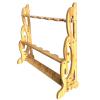 Vertical Display Sword Stand Katana Holder - Floor Standing Display Weapon Racks, Wooden Martial Arts Sword Stands Sword Hangers for Storing Various Swords and Long Weapons (2-8 Floors) (Yellow 6) view 1