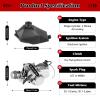 49CC Bicycle Engine Kit, 2 Stroke Bike Motor Kit w/Single Cylinder Air-Cooling Electronic Ignition, Mud Motor Replacement Parts for Pocket Bike, Mini Dirt Bike, Beach Bike, ATV or Scooter view 2
