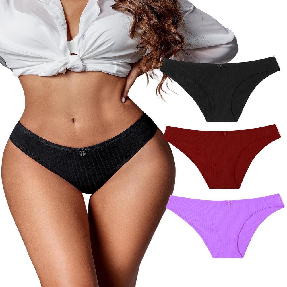 Avidlove Womens Cotton Panties Soft Bikini Underwear Sexy Cheeky Panty