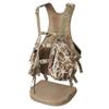 AUSCAMOTEK Camouflage Hunting Vest with Detachable Seat Cushion for Turkey Dove and Upland Bird Hunting - Wetland Autumn view 1