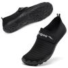 Racqua Water Shoes Slip-on Aqua Shoes Quick-Dry Poor Shoes Lightweight Swim Shoes Poor Shoes for Men Women Black 6 Women/5 Men view 3