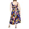 CITY CHIC Plus Size 2 Piece Top & Skirt Set, Alicia Print Set view 2