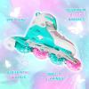 MammyGol Adjustable Inline Skates for Girls Boys Ages 4-12 with Light up Wheels & Butterfly Design  Vibrant Flashing Roller Skates, Perfect Beginner Skates for Kids Youth view 4