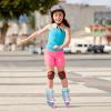 MammyGol Adjustable Inline Skates for Girls Boys Ages 4-12 with Light up Wheels & Butterfly Design  Vibrant Flashing Roller Skates, Perfect Beginner Skates for Kids Youth view 4