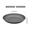 MAXCOOK Pure Titanium Camping Plate, 8.66 Inch Ultralight Durable Dish Plate Cookware, Outdoor Large Titanium Backpacking plate for Camping Hiking Kitchen (22 cm) view 2