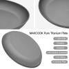 MAXCOOK Pure Titanium Camping Plate, 8.66 Inch Ultralight Durable Dish Plate Cookware, Outdoor Large Titanium Backpacking plate for Camping Hiking Kitchen (22 cm) view 3