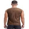 winying Mens Pirate Vest Halloween Carnival Party Cosplay Costume Medieval Vintage Waistcoat Jacket Coffee XX-Large view 2