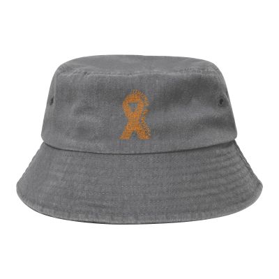 NineFit Basics Leukemia Awareness Bucket Hat for Men Women Summer Travel Beach Cap Fishing Hat Gray