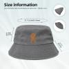 NineFit Basics Leukemia Awareness Bucket Hat for Men Women Summer Travel Beach Cap Fishing Hat Gray view 3