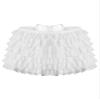 Alvivi Lady Sexy Lace Mesh Ruffle Lace Tiered Panties Sweet Boy Shorts Soft Knickers Underwear White Medium view 3