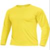 Boladeci SPF Men's Long Sleeve Swim Shirts Tops UPF 50+ Sun UV Protection Summer Fishing Workout Rash Guard T-Shirts (Yellow) view 1
