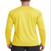 Boladeci SPF Men's Long Sleeve Swim Shirts Tops UPF 50+ Sun UV Protection Summer Fishing Workout Rash Guard T-Shirts (Yellow) view 2