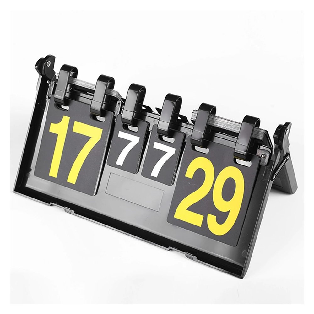ZMQJEQANBG Flip Scoreboard Scoreboard Flip Football for Basketball Hockey Ping Pong Tabletop Score