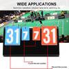 ZMQJEQANBG 4 Digit Scoreboard - 4-Digit Sports Competition Score Board Scoreboard for Table Tennis Basketball Badminton Durable view 3