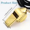 Custom Whistle for Coaches Custom Coaches Whistle Personalized Whistle for Coaches Custom Whistles for Adults with Lanyard Custom Lanyard Whistles Sports Whistle Safety Whistle Coach Gifts Rose Gold view 4