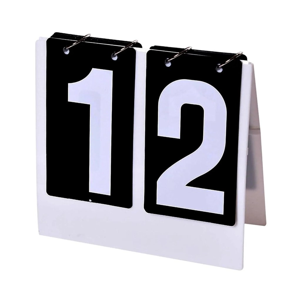 ZMQJEQANBG Basketball Flip Scoreboard Digital Scoreboard Flip Scorer