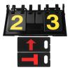 ZMQJEQANBG Table Tennis Scoreboard Portable Ball Game Scorer Flip Keeper Basketball PVC Accessories for Games view 1