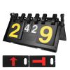 ZMQJEQANBG Table Tennis Scoreboard Portable Ball Game Scorer Flip Keeper Basketball PVC Accessories for Games view 2