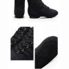 NineFit Basics Unisex Kids Lace-up Jazz Dance Shoes Canvas Sneakers Soft Leather Split Sole Ballet Boots for Girls (Black, 2 Big Kids) view 3