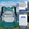 N NEVO RHINO Hydration Backpack with Water Bladder 3L, Hiking Backpack with Rain Cover, Insulation Water Daypack for Cycling Biking view 2